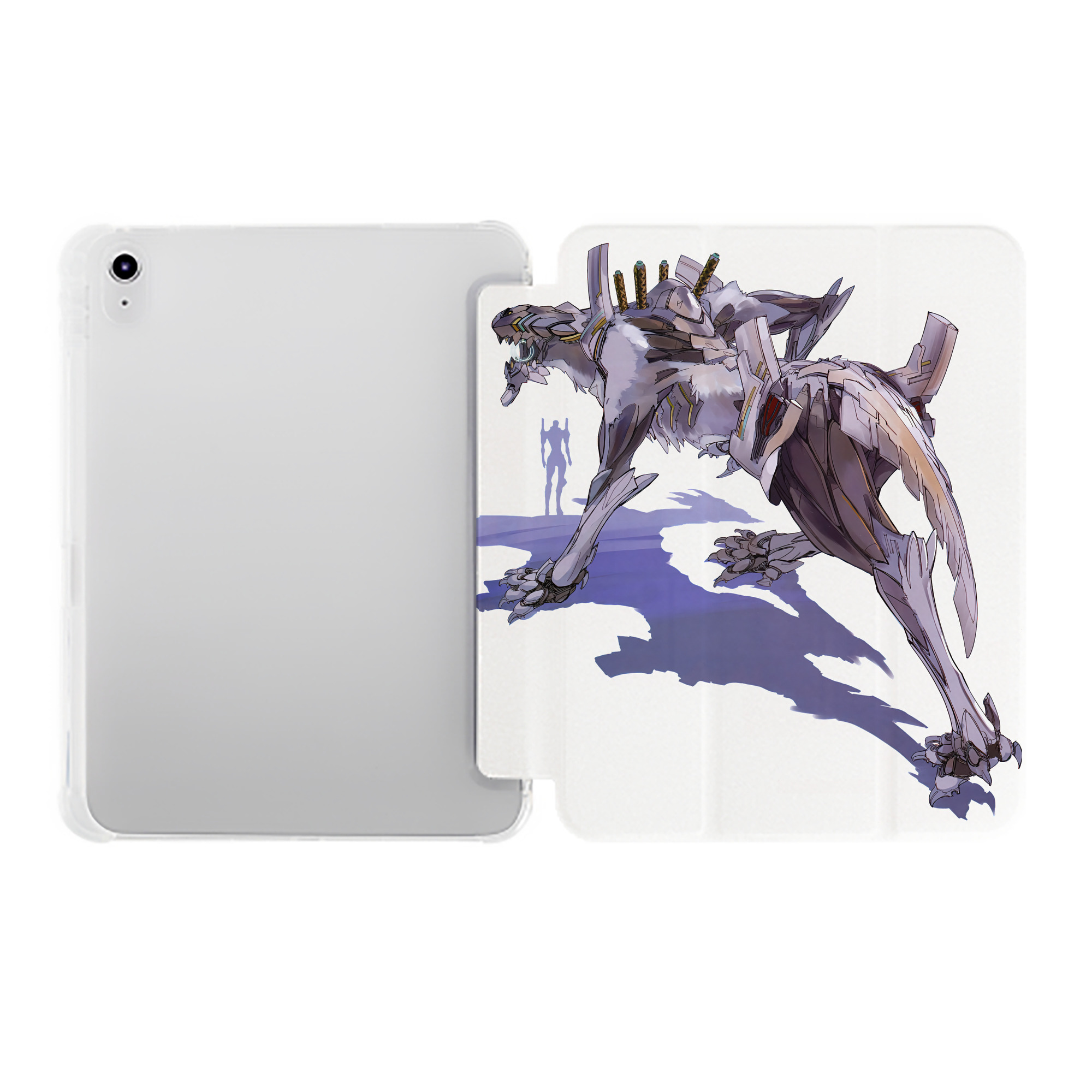 （画像用） EVA 新世紀エヴァンゲリオン IPad ケース ペン収納付き 三つ折りスタンド PUレザー×シリコン 対応機種9.5/10.5/10.9インチ